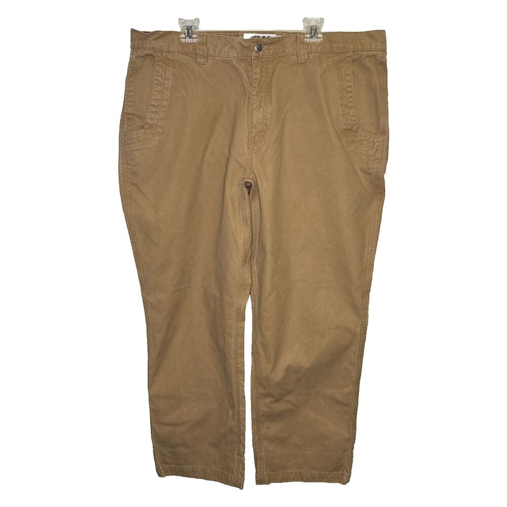 Mountain Khakis Pants Men 44x30 Khaki Slim Fit Classic Chino Straight Leg Casual
